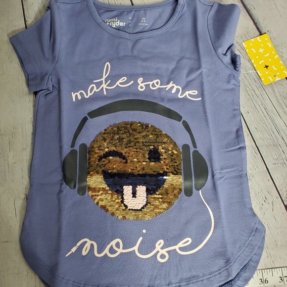 Remi + Ryder Other - Girl's Make Some Noise Sequin Shirt